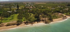 Am Strand, Liegestühle, Strandtücher