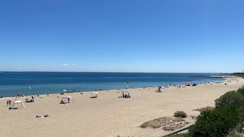 En la playa