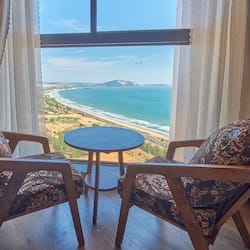 Twin Room, Kitchen, Sea View | 1 bedroom, Egyptian cotton sheets, premium bedding, Select Comfort beds