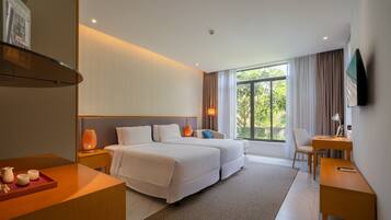 Premier Villa, 3 Bedrooms, Private Pool | 3 bedrooms, in-room safe, desk, blackout drapes