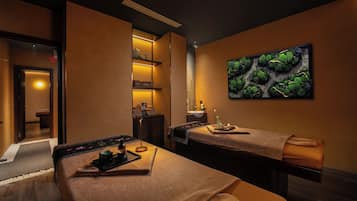 Couples treatment rooms, body treatments, hydrotherapy, aromatherapy
