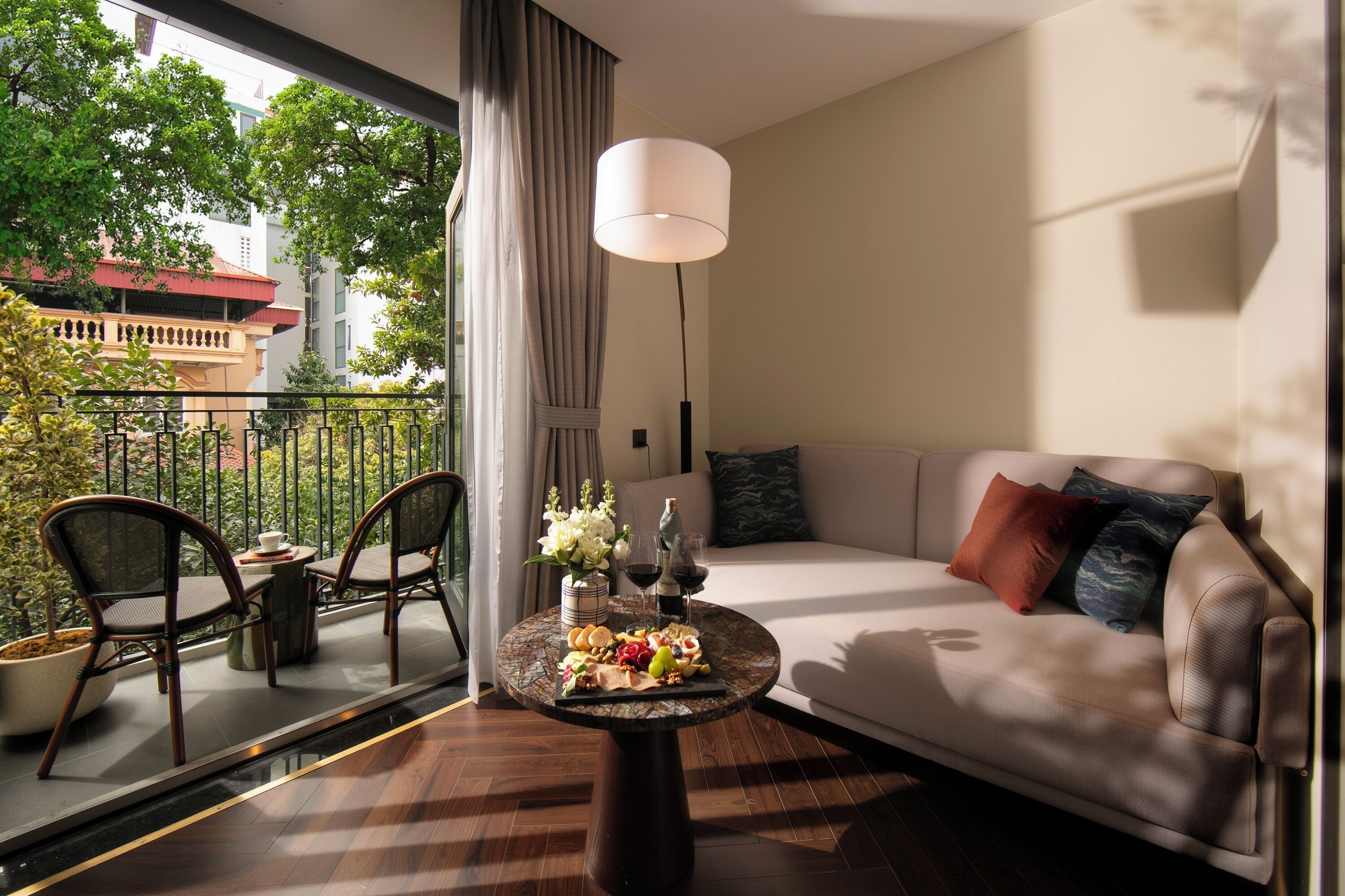 55-inch LCD TV with cable channels