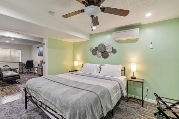 1 bedroom, WiFi, bed sheets