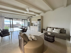 Premium Seaview Suite 1Bedroom 4th Floor | Living area | Smart TV