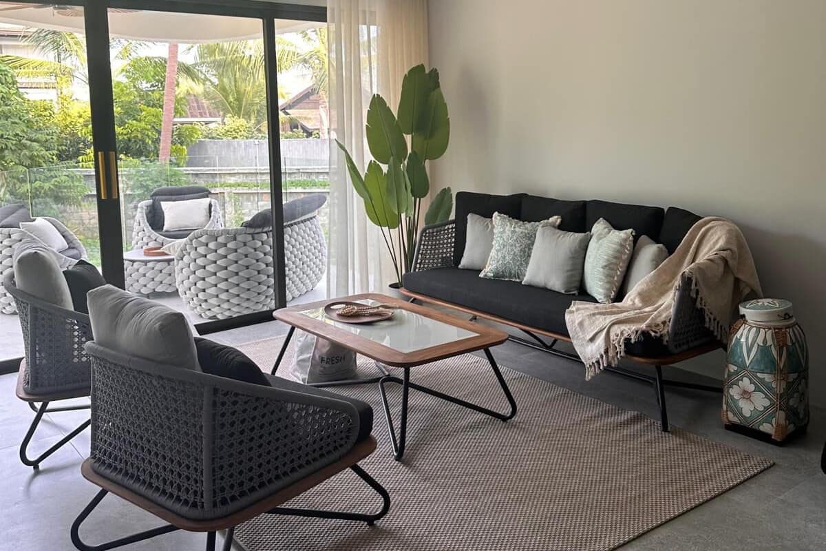 Deluxe Garden Suite 2 Bedrooms 1st Floor | 1 makuuhuone, ylelliset vuodevaatteet, yksilöllisesti sisustettu