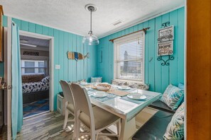 Dining - Classic 2nd Row Beach Home, Dog Friendly, Steps to Beach (Oak Island)