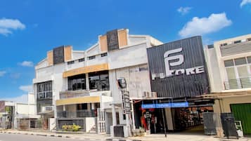 Façade de lâhĂ©bergement