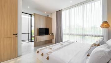 Vila luxo, vista para a piscina | 3 quartos, ferros/tábuas de passar roupa, berços (sobretaxa)