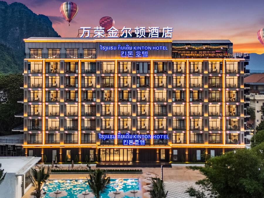 Front of property - evening/night