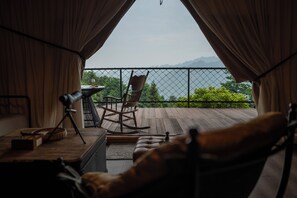 Meet the Avatar Mountains - 1 (King Bedroom) | View from room - BZIKA Wonderland Retreat (Zhangjiajie)