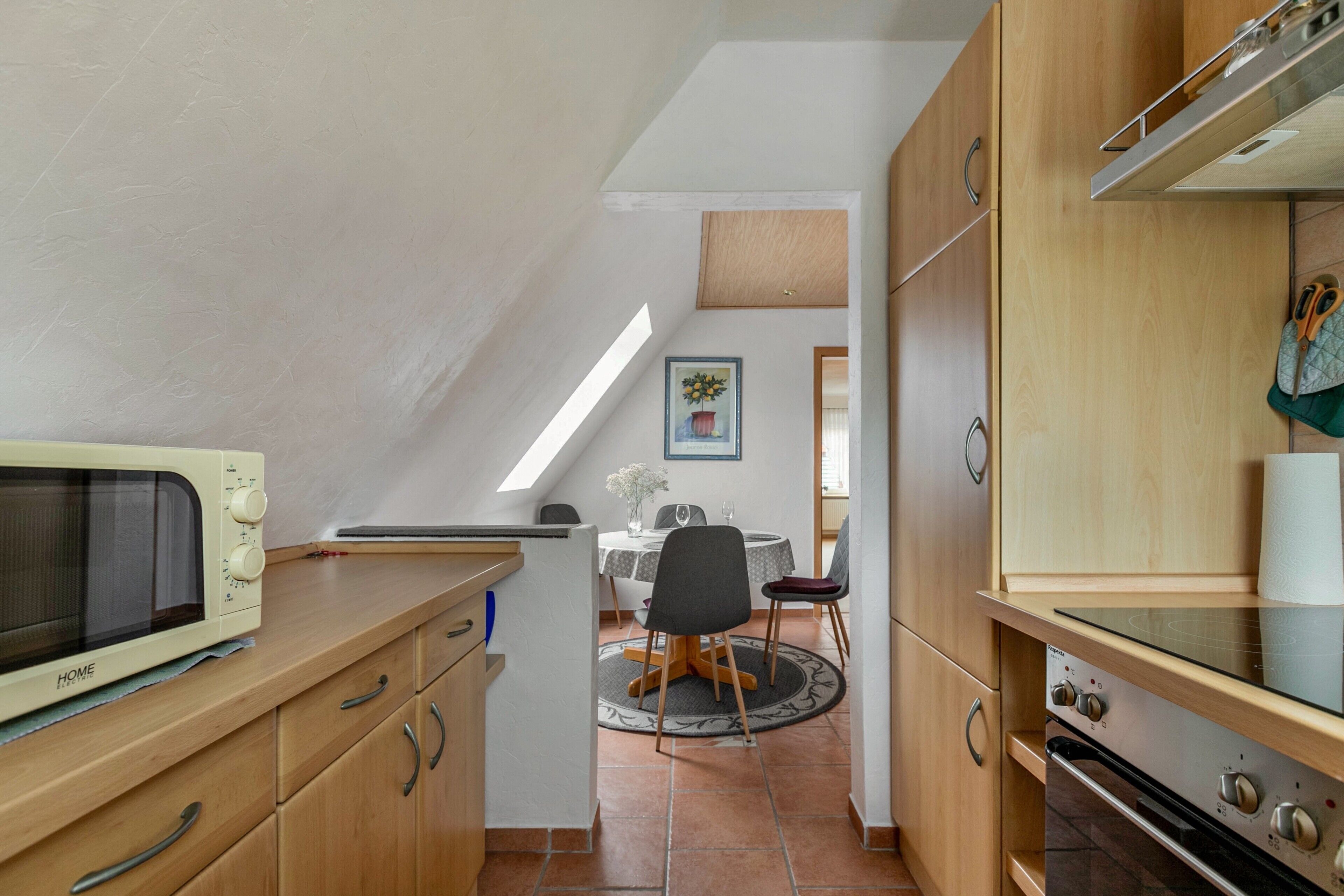 Microwave, oven, stovetop, electric kettle