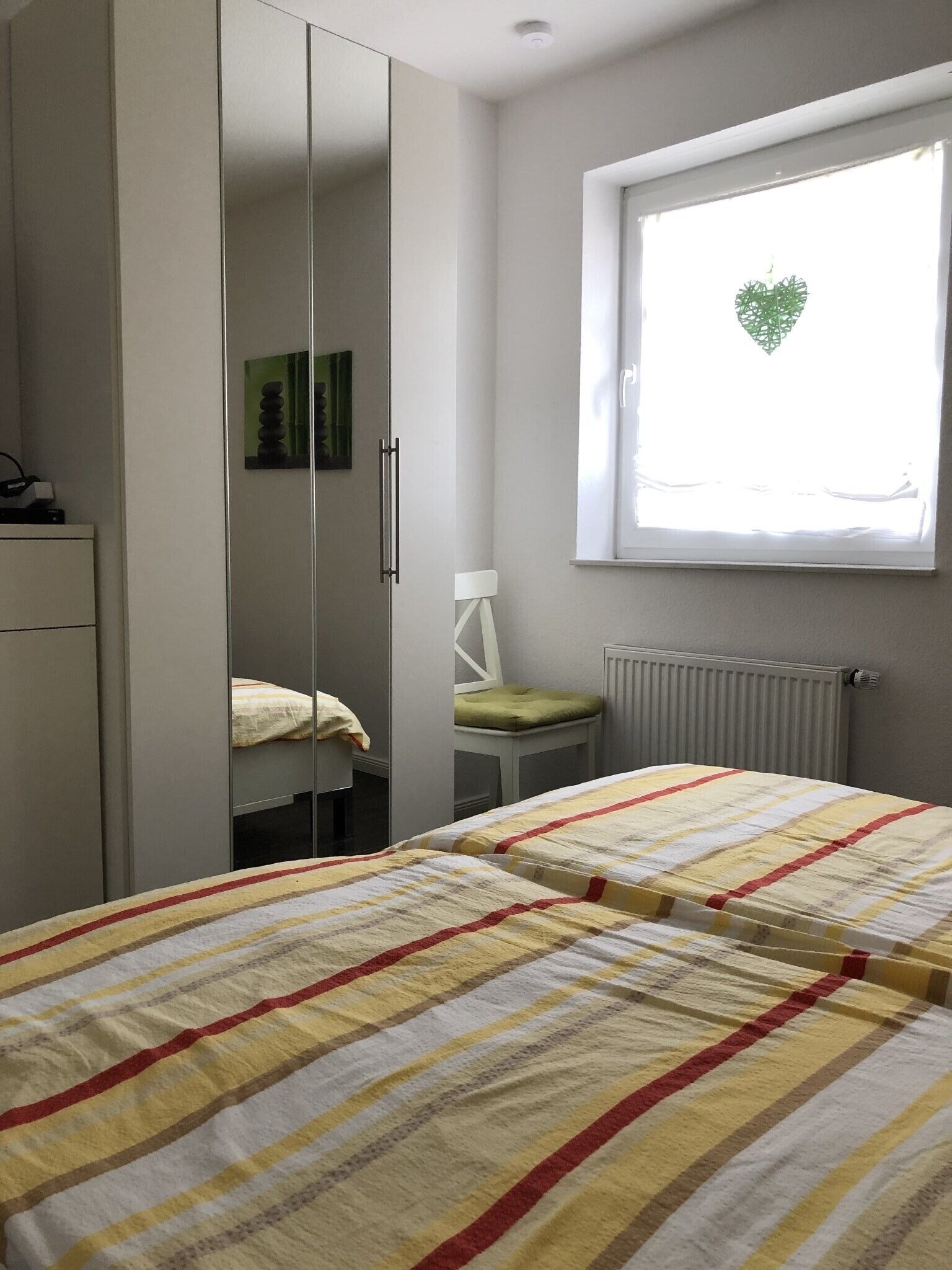 1 slaapkamer, een strijkplank/strijkijzer, gratis wifi