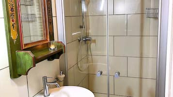 Een douche, een haardroger