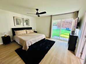 3 slaapkamers, een bureau, een strijkplank/strijkijzer, gratis wifi