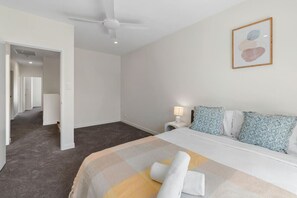 3 bedrooms, iron/ironing board, travel cot, WiFi