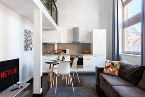 Comfort Apartment, City View | View from room - Loft duplex studio in Prague Center (Prague)