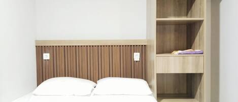 Studio | Desk, bed sheets