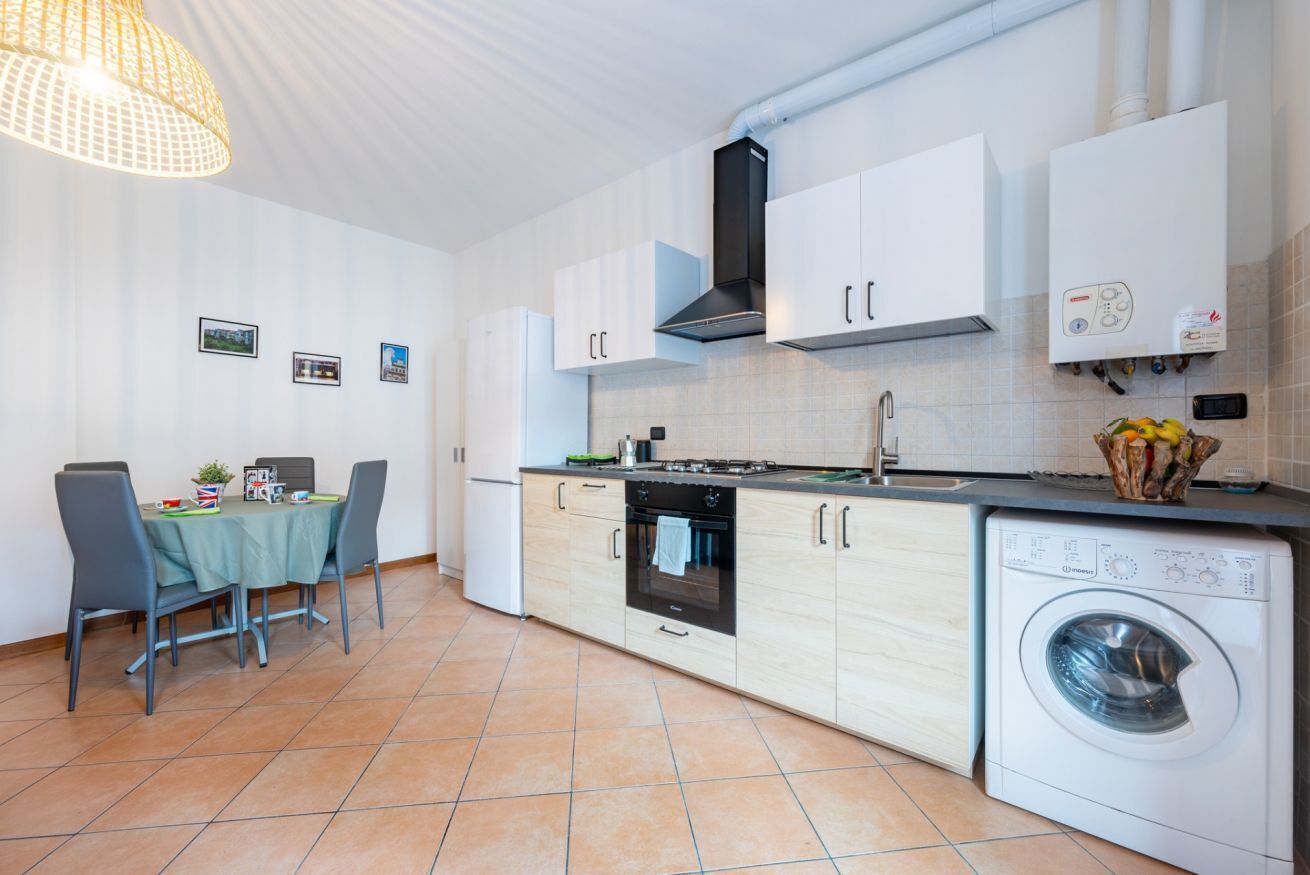 Fridge, oven, stovetop, toaster