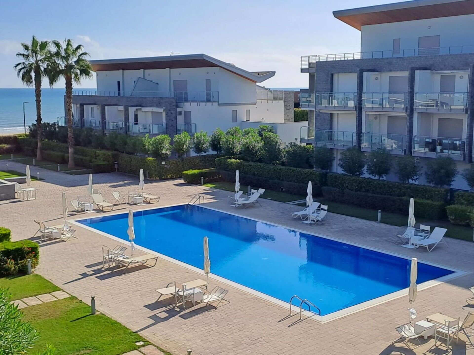 Recours, Piscine, Condominium, Station Balnéaire, Ville Resort, Hôtel, Plage, Villa