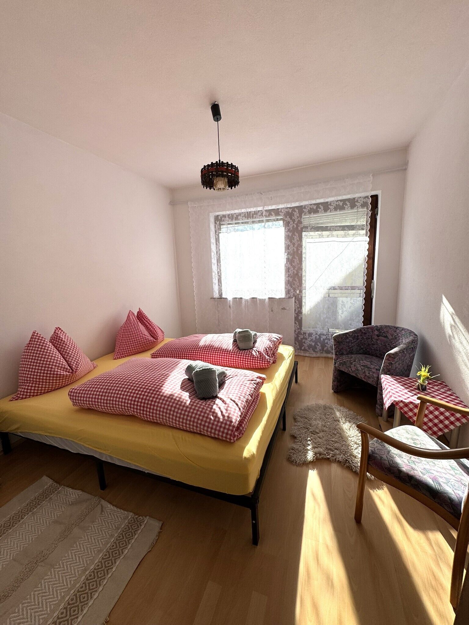 Comfort Double Room | Laptop workspace, free WiFi, bed sheets