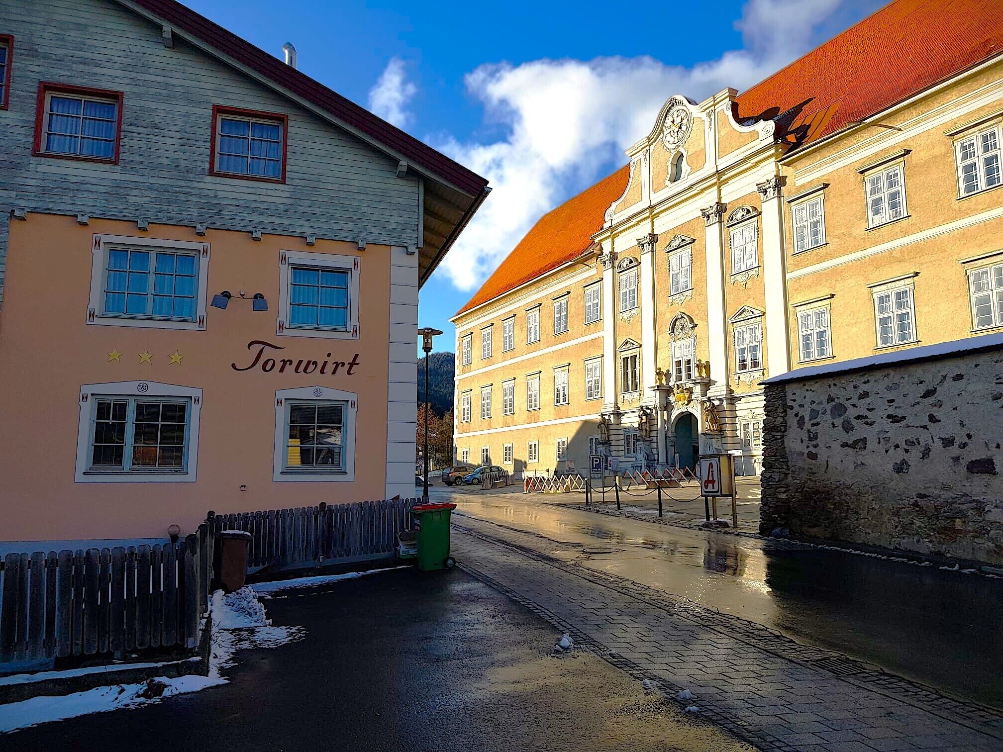 Fassade der Unterkunft