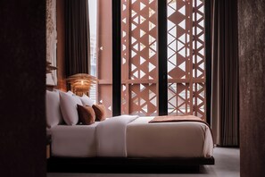 Premium bedding, free WiFi, bed sheets