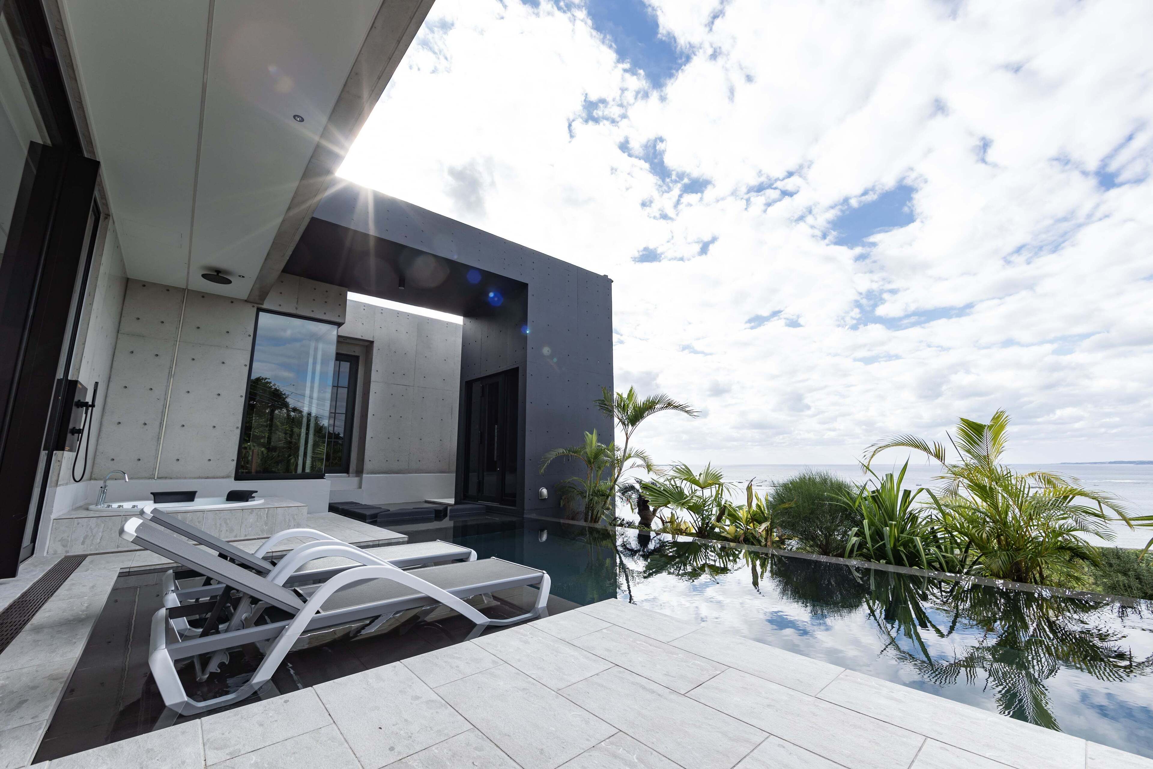 Piscina externa, piscina aquecida