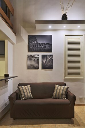 Appartement, 1 grand lit, non-fumeur | Coin séjour