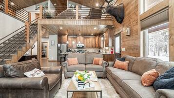 Smart TV, fireplace, printers