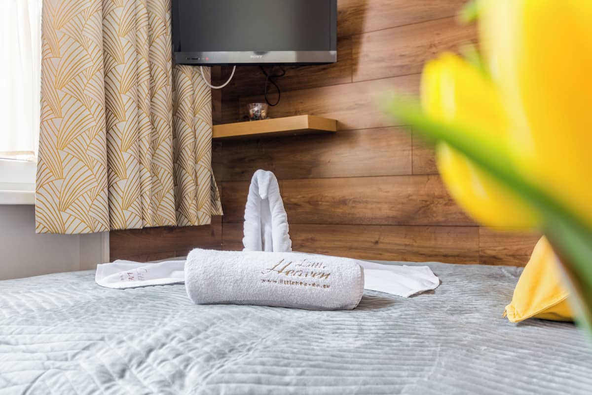 Studio Standard | 1 chambre, systĂšme dâinsonorisation, fer et planche Ă repasser