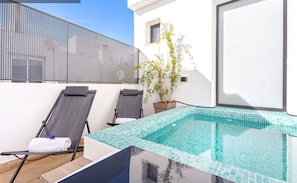 Loft, piscine privée | Terrasse/Patio
