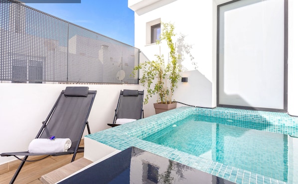 Loft, alberca privada | Terraza o patio