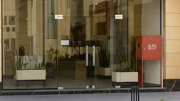 Façade de l’hébergement