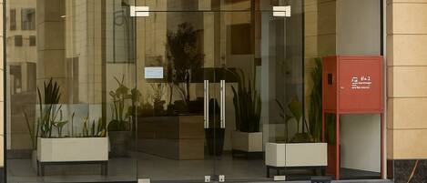 Façade de l’hébergement