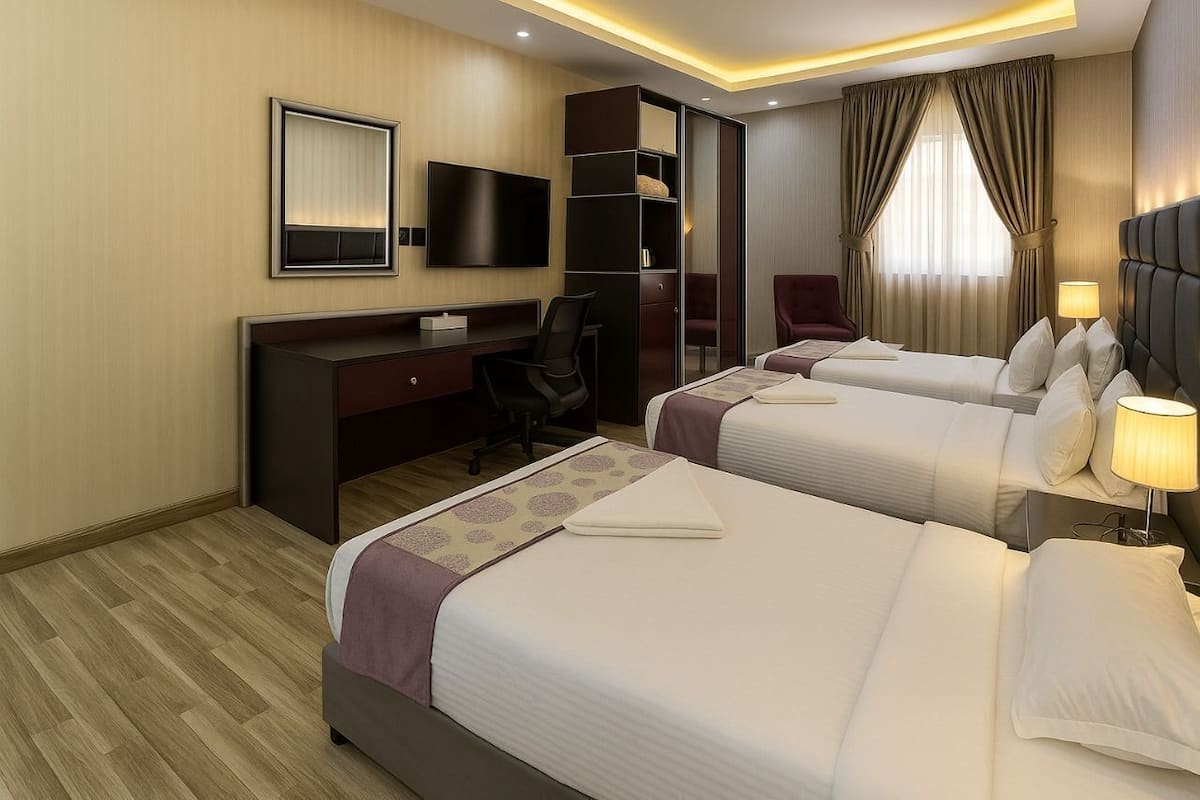 Habitación triple estándar | 1 dormitorio, escritorio, wifi gratis