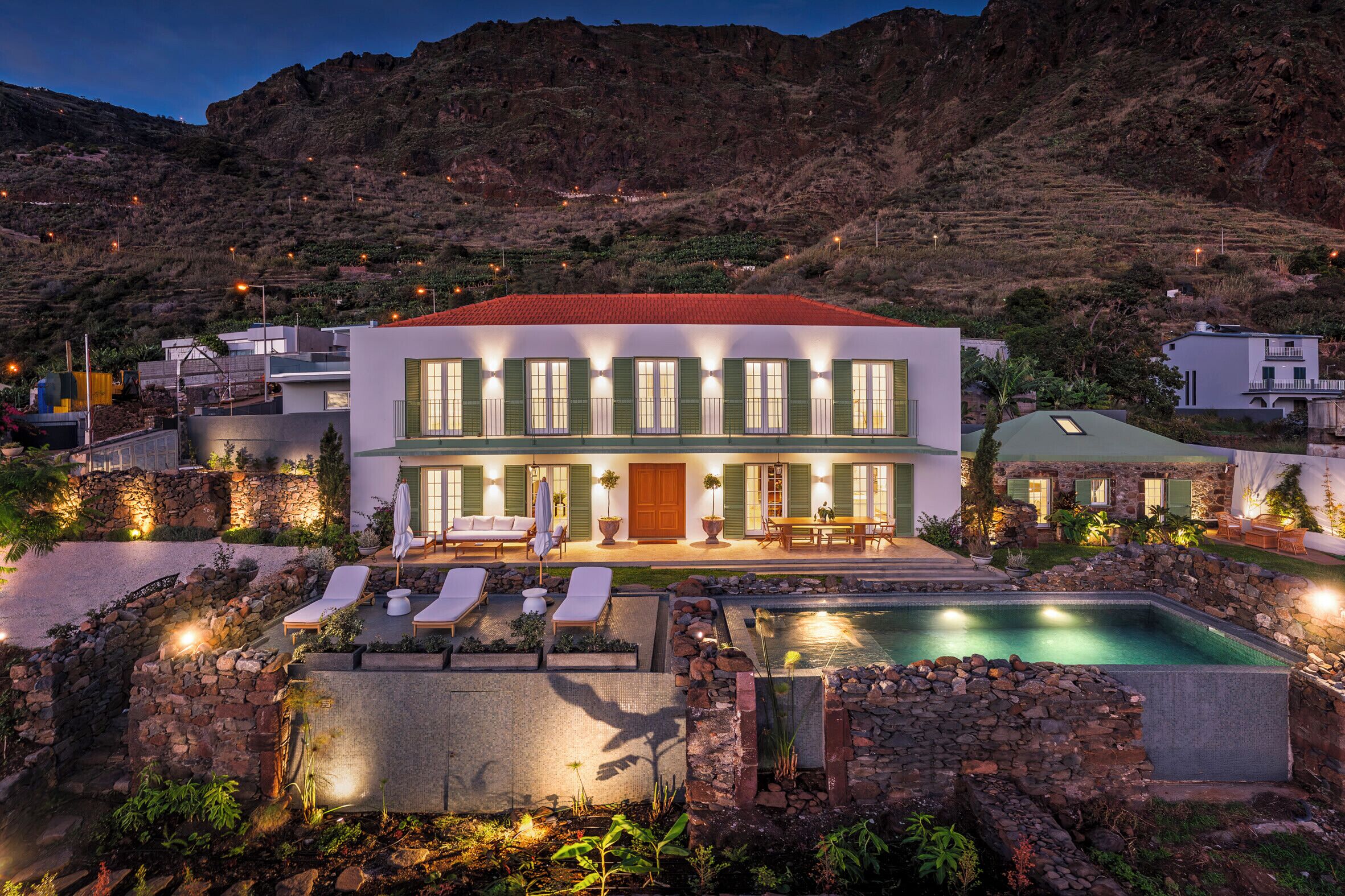 Una piscina climatizada