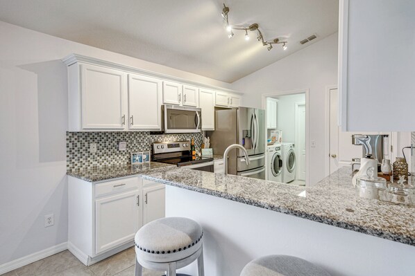 House (3 Bedrooms) | Interior - On-site Canal Access: Luxe Home in Palm Coast! (Palm Coast)