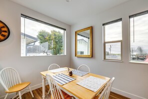 Interior - Walk to Marina: Tillamook Bay Apt w/ Water Views! (Garibaldi)
