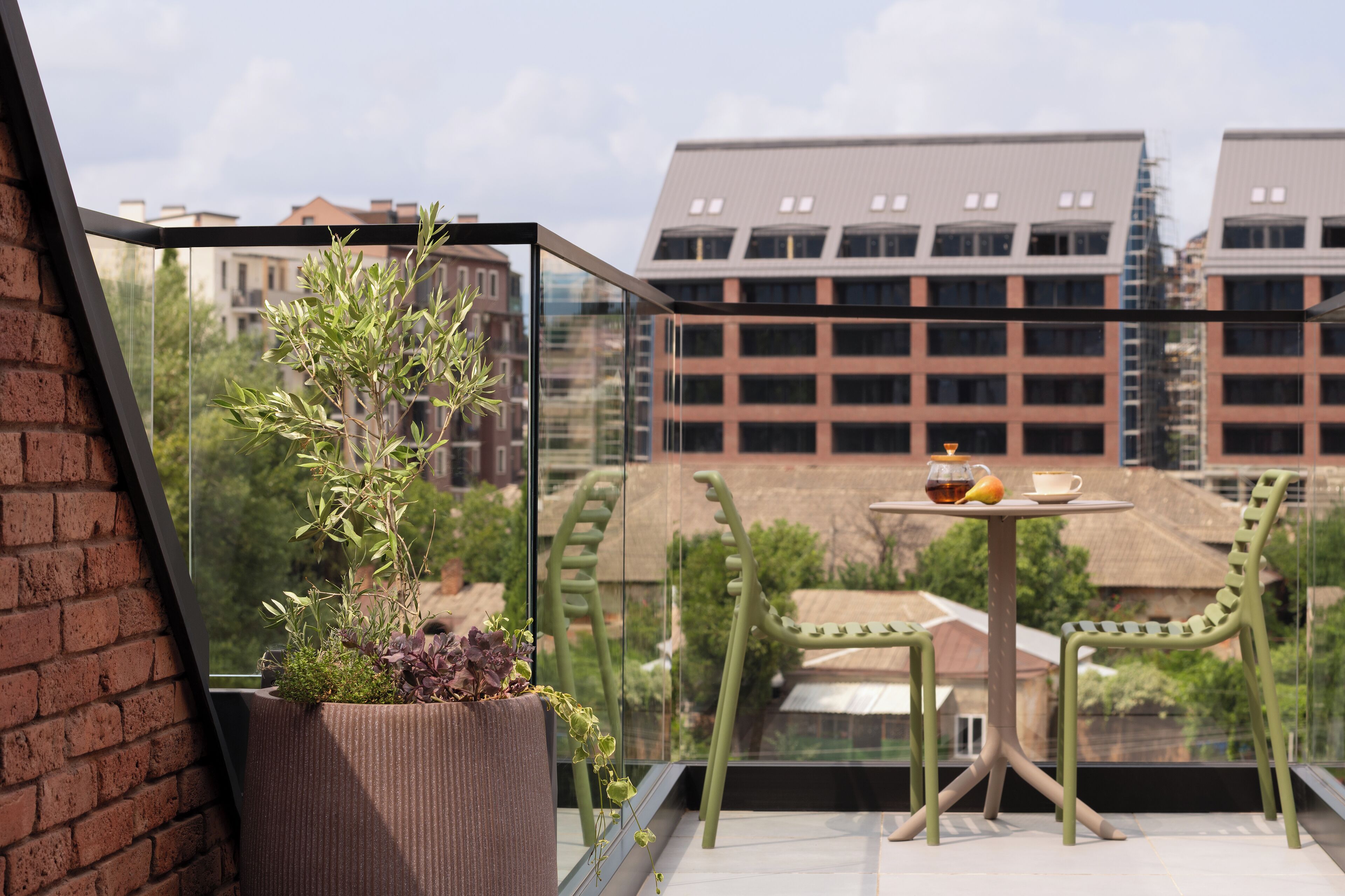 Departamento estándar, balcón, vista a la ciudad | Balcón