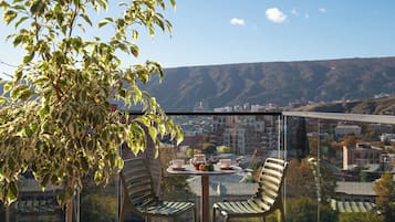 Suite Exécutive, balcon, vue ville | Balcon