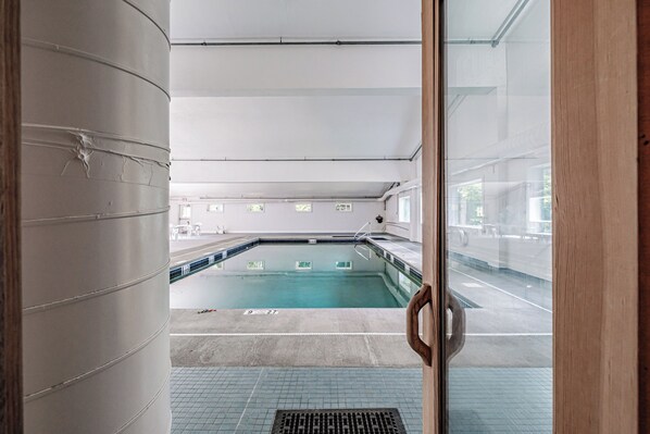 Indoor pool, a heated pool
