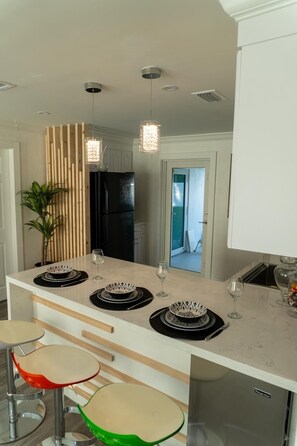 Microwave, oven, stovetop, toaster