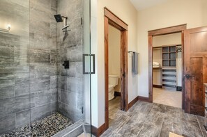 Shower, towels