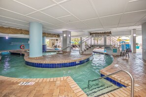 Indoor pool, outdoor pool