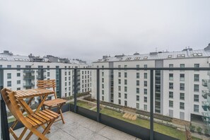 Family Apartment, 2 Bedrooms, Balcony, Tower | Balcony - Langgarten - Little Heaven Apartamenty (Gdansk)