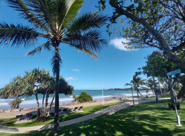 Ligstoelen, strandlakens