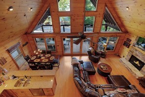 スマートテレビ、暖炉