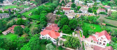 منظر من الجو على ارتفاع عالٍ