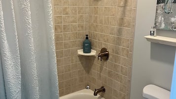 Shower, hair dryer