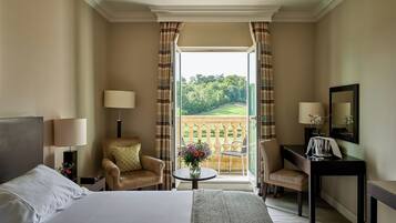 Luxury Double or Twin Room, Park View | Hypo-allergenic bedding, in-room safe, desk, iron/ironing board
